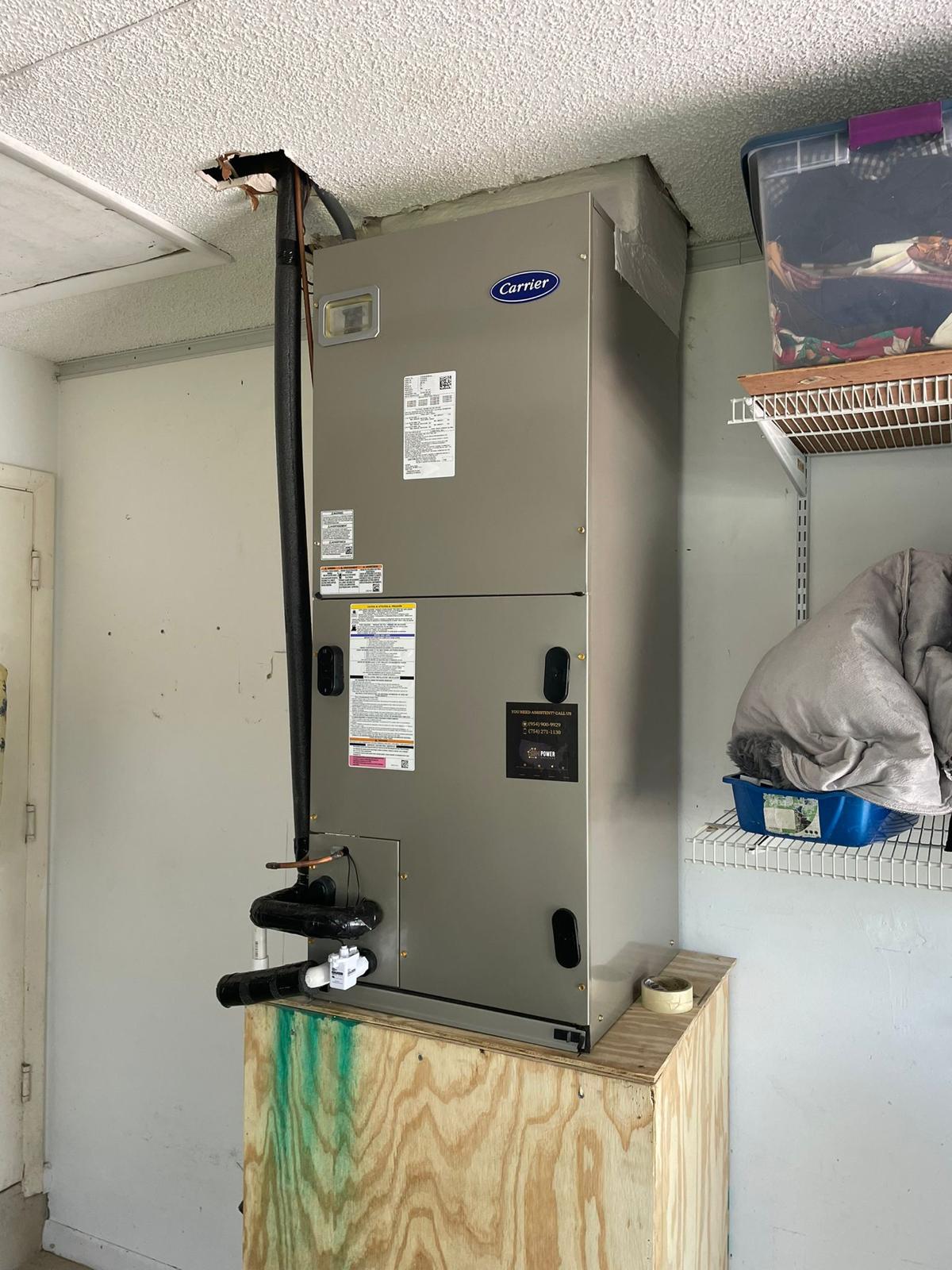 AC Installation — Air Handler Replacement