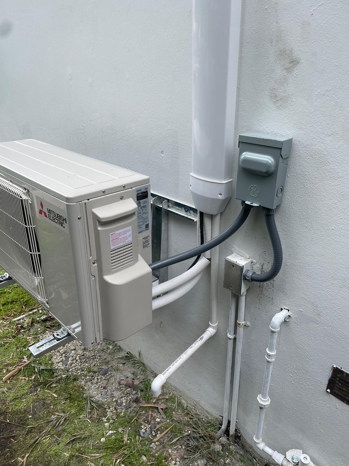 AC Installation — Mini Split Condenser