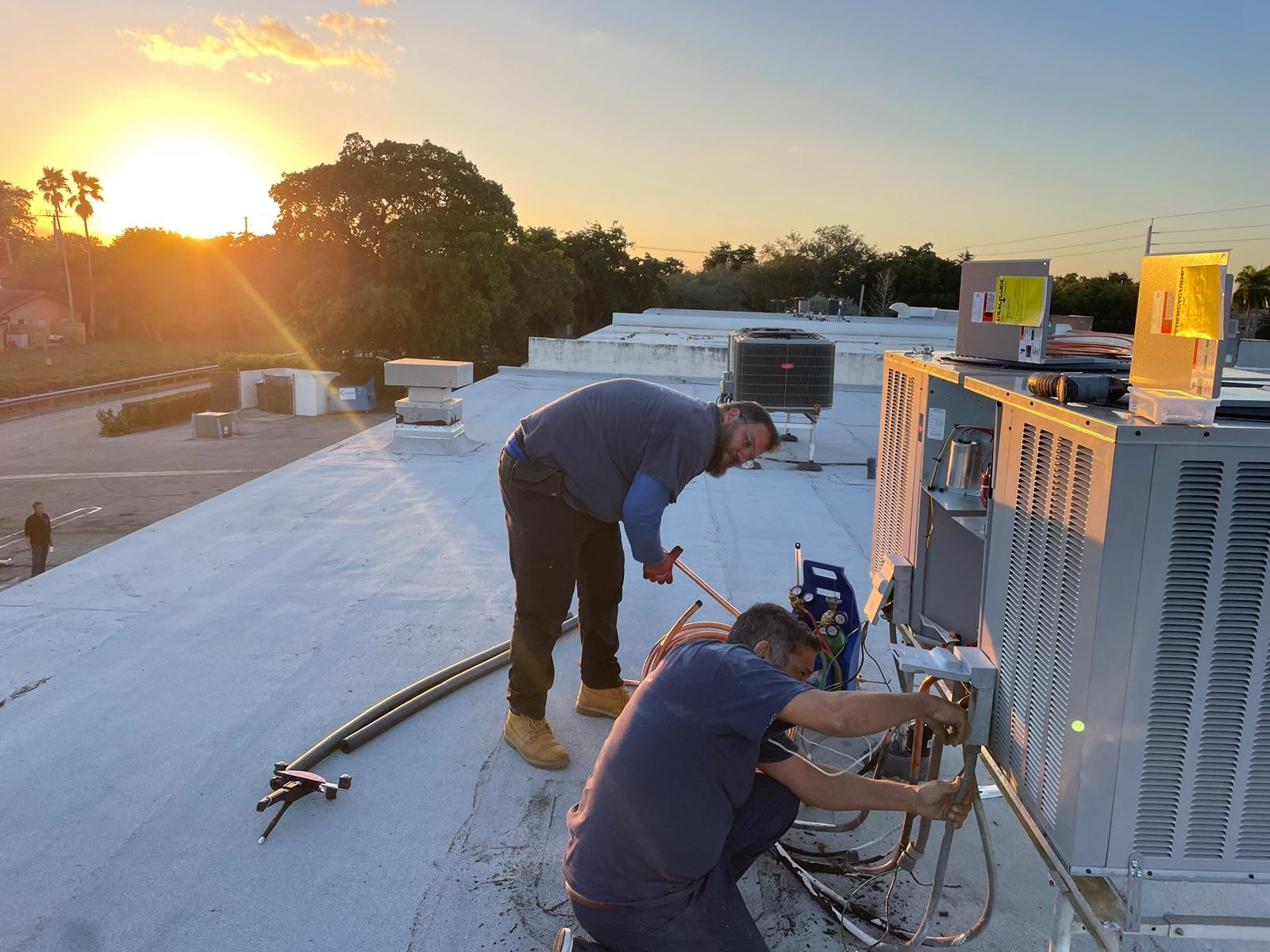 AC Installation — Commercial Rooftop Project